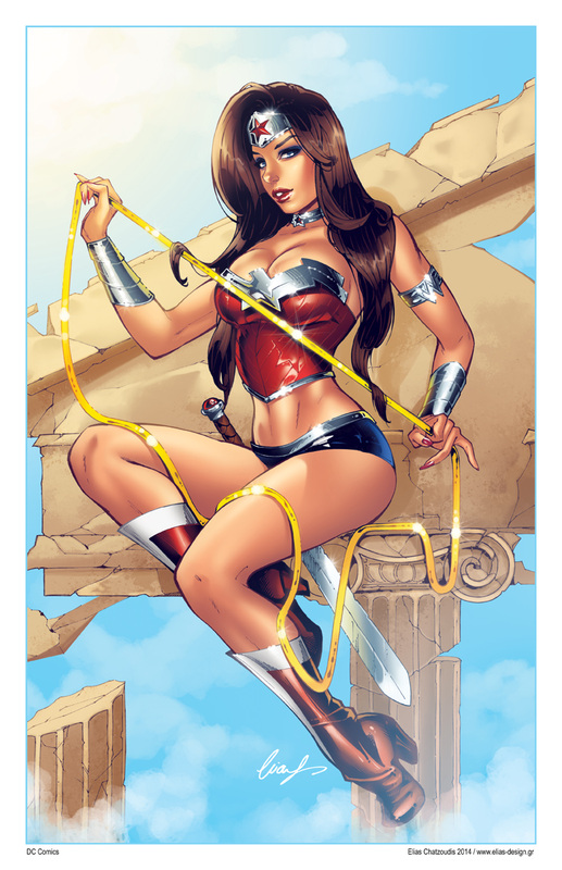 Wonder Woman Art Of Elias